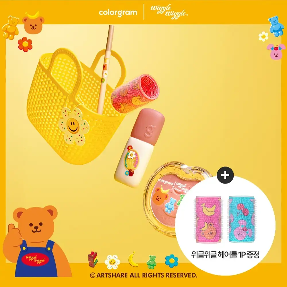 [위글위글 콜라보]컬러그램 누디 블러 틴트 위글위글 세트 (웜/쿨)